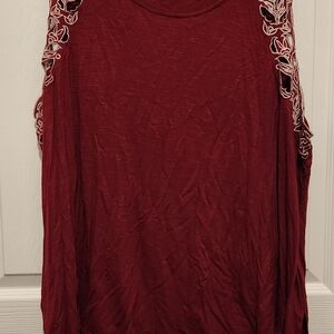 Cato Women's Tank Top W Lace Detail